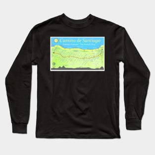 Camino de Santiago - Camino Frances / The French Way Long Sleeve T-Shirt